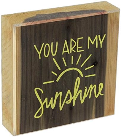 Blair Cedar 3.25" Miniature Box Sign (You Are My Sunshine)