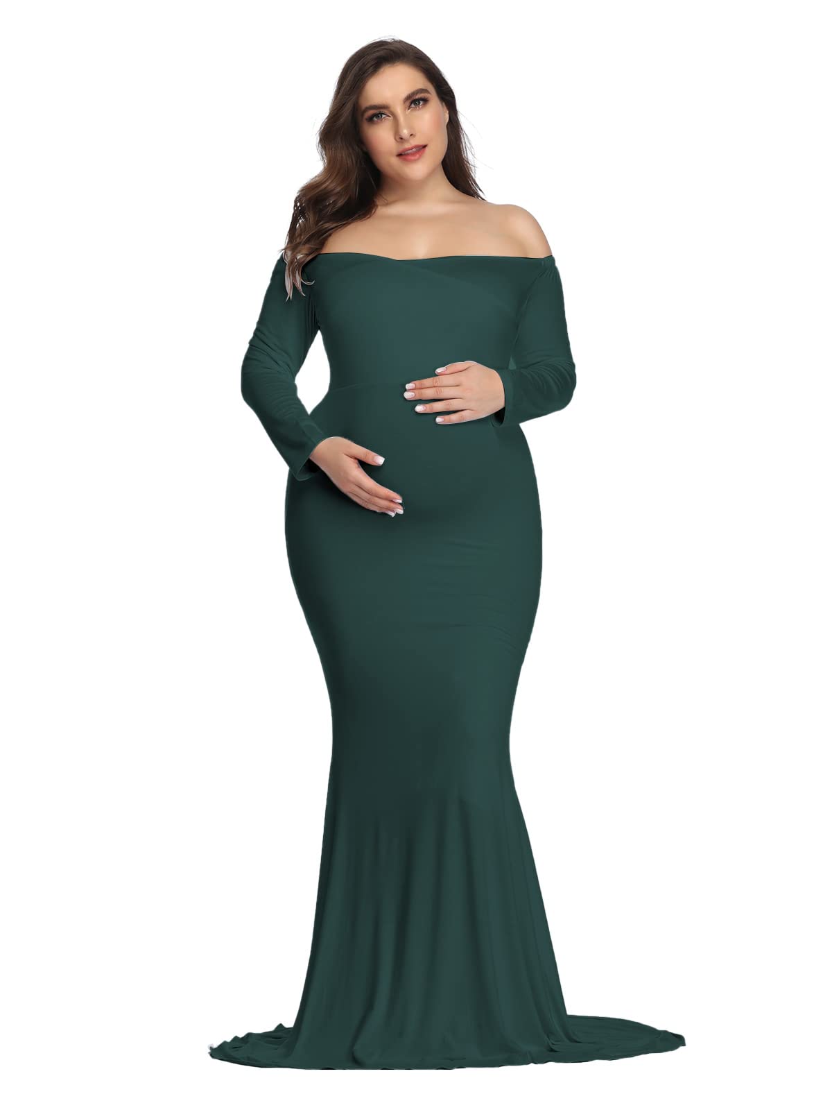 emerald green sweater dress women Amsale Bridesmaid Dress Magda GB179A Maternity Dress Buttercup