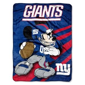 Amazon.com : NFL New York Giants Mickey Mouse Ultra Plush ...