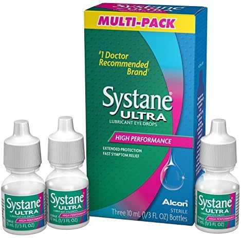 Alcon Systane Ultra 3 X 10Ml (0.33 Fl Oz) Bottles by Systane Ultra