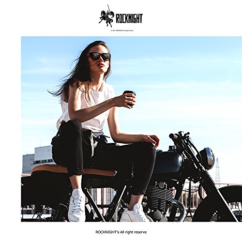 image for ROCKNIGHT HD Polarized UV Sunglasses for Men Silver Mirrored Sunglasse