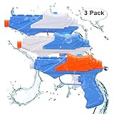 Sotodik 3PCS Water Guns Super Soaker Gun Large Capacity Summer Beach Toys Water Pistol for Kids Best Swimming Beach Games