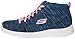 Skechers Sport Women's Energy Burst Demi Boot Sneaker,Blue/Coral,8.5 M US