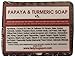 1 BAR - Natural Handmade Papaya Turmeric Skin Lightening Soap for Acne Scars, Age Spot, Liver Spot, 6 oz Bar