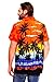 Funky Hawaiian Shirt, Beach, orange, XXL