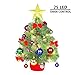MAOYUE Tabletop Christmas Tree 20 Inch Artificial Christmas Tree Lighted Mini Christmas Tree with Lights 8 Modes for Christmas Decorations, Home Decor, Office, Kitchen, Dining Table