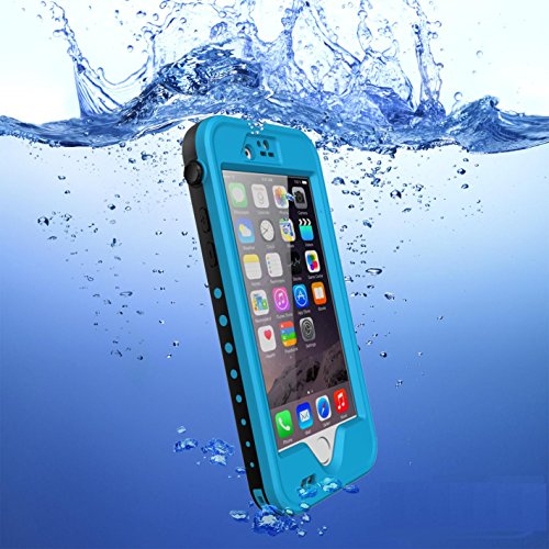 iPhone 6s Waterproof Case, iThrough iPhone 6s 6 Case With Kickstand, Dust Proof, Snow Proof, Protective Carrying Cover Case for iPhone 6s 6 4.7inch