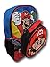 Nintendo Boys Backpack with Shaped Mario Head Lunch Kit, Red, One Size