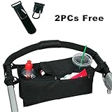 Nowhy Universal Stroller Organizer Diaper Baby Car Carriage Bag with Bottle Holders