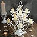 Amalfi Decor Dessert Cupcake Stand, Display Pedestal with Crystals, White, 12 Piece