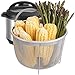 Steamer Basket for Instant Pot 5 Qt, Stainless Steel Mesh Strainer Steamer Insert with Silicone Handle and Feet, Must have Kitchen Accessories for Steaming Vegetables, Fruit and Eggs - (5/6 QT)