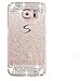 Galaxy S7 Edge Case,Inspirationc eauty Luxury Diamond Hybrid Glitter Bling Hard Shiny Sparkling with Crystal Rhinestone Cover Case for Samsung Galaxy S7 Edge--Gold Diamond