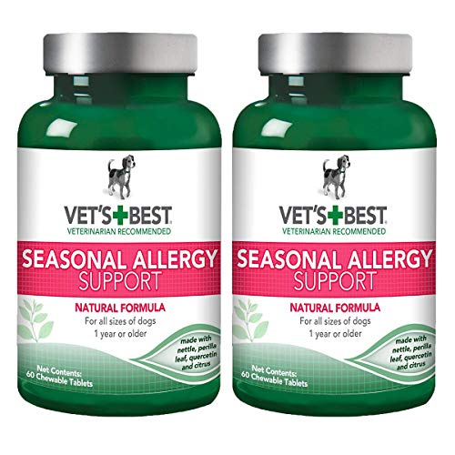 Vet's Best Seasonal Allergy Relief Dog Allergy Supplement Relief from Dry or Itchy Skin