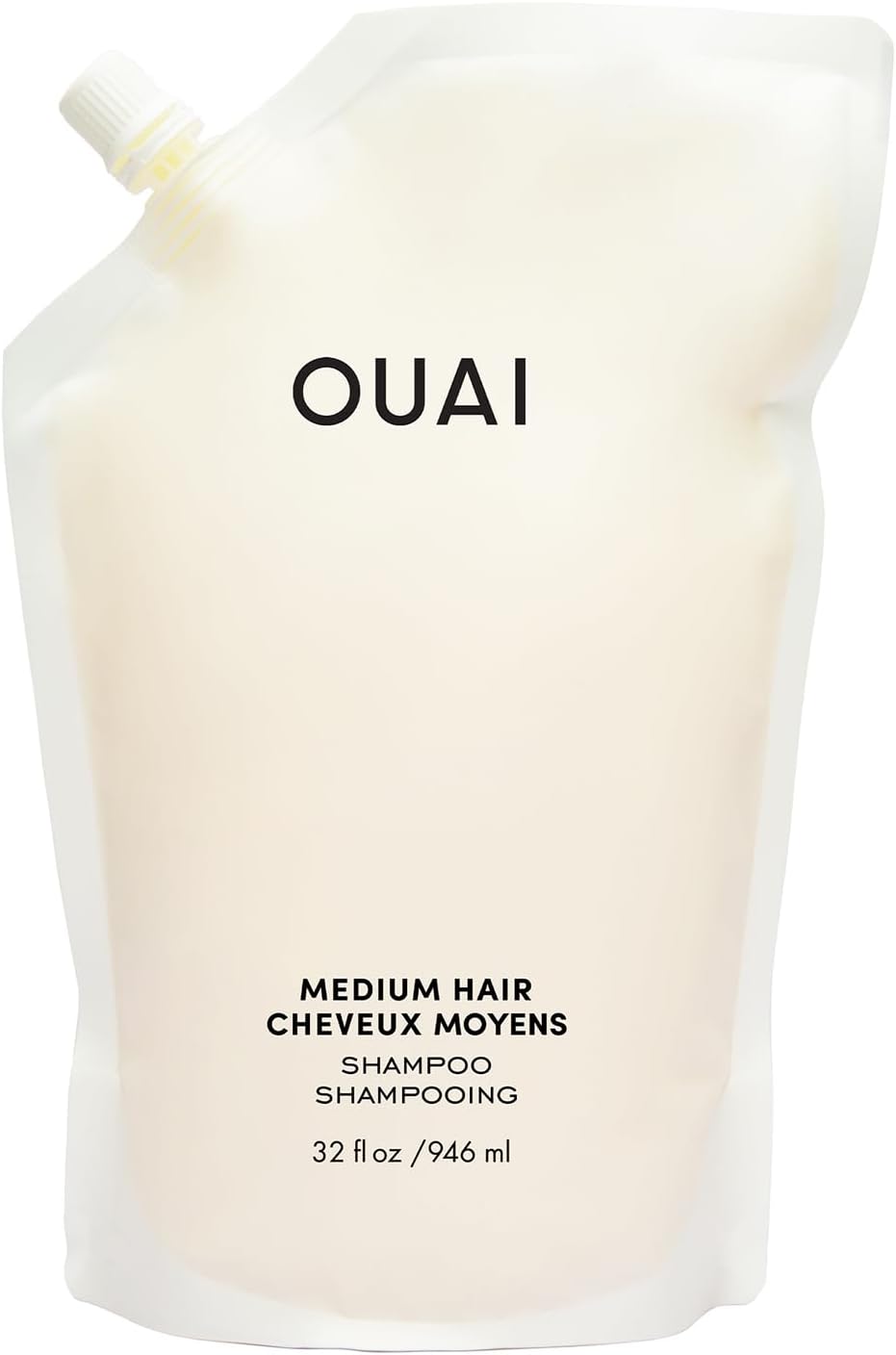 OUAI Medium Shampoo Refill Hydrating Sulfate Free 946ml Keratin Kumquat