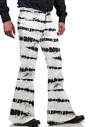 Men's Bell Bottom Pants 70s 60s Outfits for Men,Tie