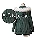 Futaba Cosplay Girl's Shirt Coat Cosplay Costume Full Set Green