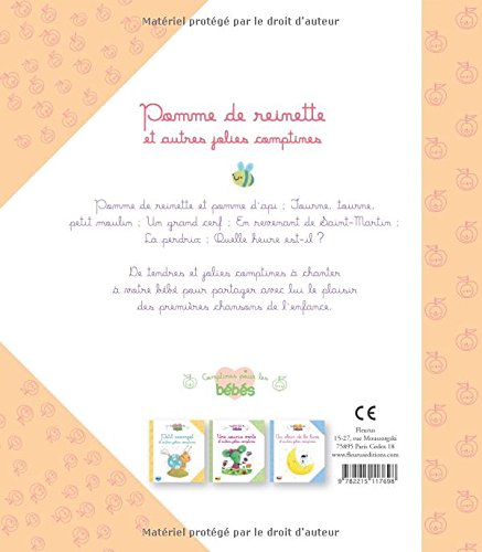 Pomme De Reinette Et Autres Jolies Comptines Comptine Pour Les Bebes French Edition Lescoat Elen Schluth Laurence Amazon Com Books
