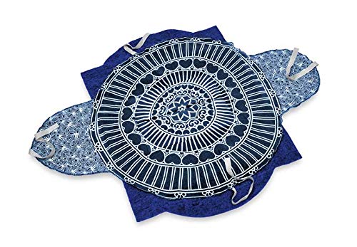 Sweet Goodbye Cocoon eco-Friendly Pet Burial & Cremation Ceremony Kit for Dogs and Cats (Medium, Indigo)
