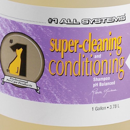 1 All Systems Super Cleaning and Conditioning Pet Shampoo, 1Gallon