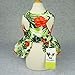 Fitwarm Hawaiian Palm Dog Clothes Dresses Vest Shirts Pet Cat Apparel Green Medium