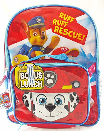 Nickelodeon paw patrol ruff ruff rescue 16" backpack w/detac…