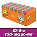 Post-it Super Sticky Notes, Rio de Janeiro Colors, Large Pack, Recyclable, 3 in. x 3 in, 24 Pads/Pack, 70 Sheets/Pad (654-24SSAU-CP) primary