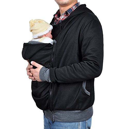 baby carrier hoodie for dad