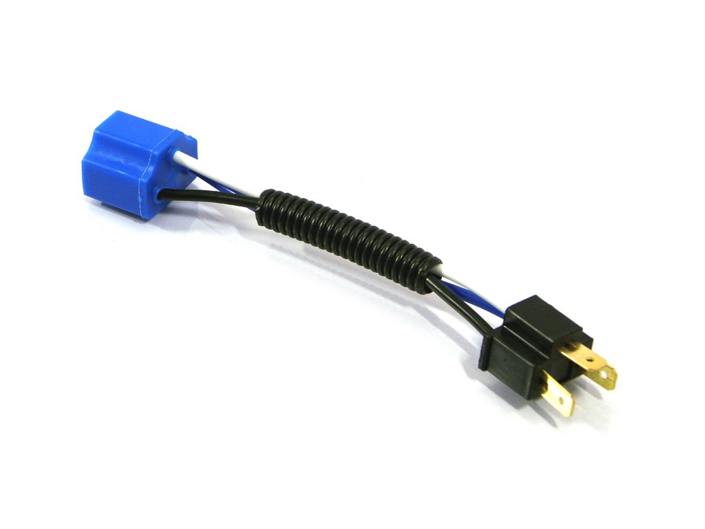 Alchemy Parts H4 Headlight Connector Plug Extension for Motorcycles Motorbikes Trike Cars Vans