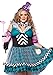 Leg Avenue Women's Plus-Size 4 Piece Manic Mad Hatter, Black/Blue, 1X/2X