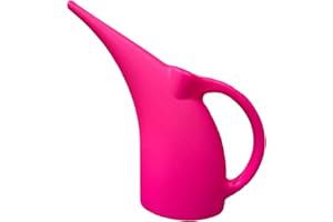 KP KOOL PRODUCTS Watering Can 1/2 Gallon - Small Watering Can for Indoor Plants - Outdoor Watering Can - Pink Plant Waterer - Plastic Watering Can for Garden - 1 Pack