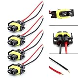 PartsSquare 4 X 880 H11 881 Extended Wiring Harness Sockets Connector For Fog Driving Lights