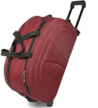 Falcon Plus Polo Outer Trolly Bag (20 Inches, Red)