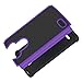 LG G Stylo Case, LK Drop Protection Shock-Absorption Impact Resistant Hybrid Dual Layer Armor Defender Protective Case Cover for LG G Stylo (Purple)