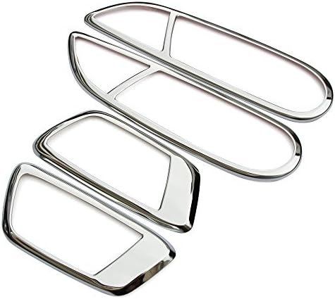 Rasza(TM) 4Pcs/set Stainless steel Inner door handle stickers Fit for Ford Ecosport New Fiesta 2009 2010 2011 2012 2013 2014