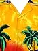 Funky Hawaiian Shirt, Parrot, Yellow, L