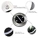 Tomshine Solar Ground Lights Disk Lights Outdoor Waterproof 4 LED Solar Garden Lights for Lawn Yard Deck Patio (Warm White, 4 Pack)