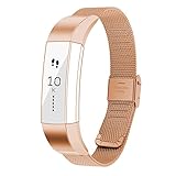 For Fitbit Alta Bands,CreateGreat Metal Band for Fitbit Alta Bracelet/Fitbit Alta Replacement Band/Fitbit Alta Bands/Alta Bands,Rose Gold