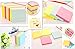 Ourhome520 1 Sticky Easy Post Self-Stick Notes for Home Office tabs (3 x 3 Candy Colors)