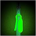 GLO-X Glow Zipper Pulls - Pack of 12 - Luminous Glow in The Dark Zip Pull Extension Tag Camping Accessories for Tent Backpacks Luggage Jackets Purses Handbags. 12+ Hours Fluorescent Glow