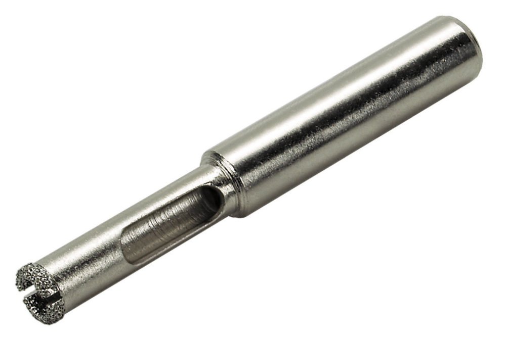 wolfcraft "Ceramic" Diamond Coated Annular Bit, With Shank I 5918000 I For installing bathroom fittings and cable bushings in tiles or glazed tiles, cutting depth 30 mm