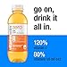 vitaminwater zero rise, electrolyte enhanced water w/ vitamins, orange drinks, 16.9 fl oz, 6 Pack