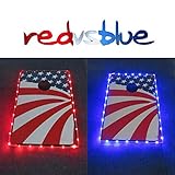 Mixed Color Cornhole Edge Lights Led Lighting kit Last for 72+ Hours on 3 AA Batteries (not Included)