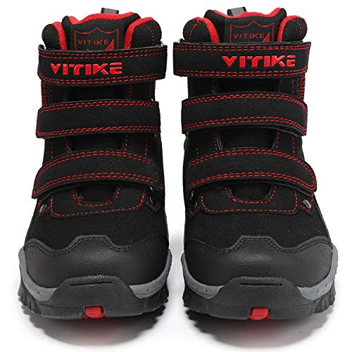 Elaphurus Kid's Hiking Boots Outdoor Walking Boots Slip Resistant Trekking Shoes(Toddler/Little