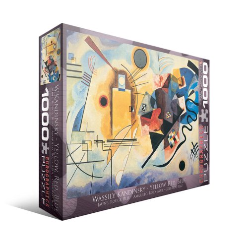 EuroGraphics Gelb Rot Blau by Kandinsky 1000 Piece Puzzle