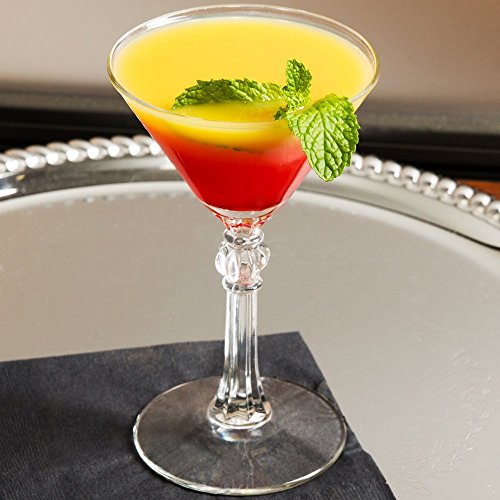 Libbey 8882 Art Deco 4.5 oz Martini Glass, Set of 6 with Bonus FDL Picks - Thumbnail 3