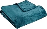 Northpoint Cashmere Plush Velvet Throw, Teal, 50" x 60"