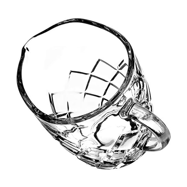 KADAX Milchkännchen aus Glas, Milchkanne mit Griff, Sahnekanne, Krug, Sauciere, kleine Glaskanne für Milch, Sahne, Sauce… – Bild 4
