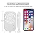Aluan Handheld Fan Mini Fan Powerful Small Personal Portable Fan Speed Adjustable USB Rechargeable Cooling for Kids Girls Boys Woman Home Office Travel, White