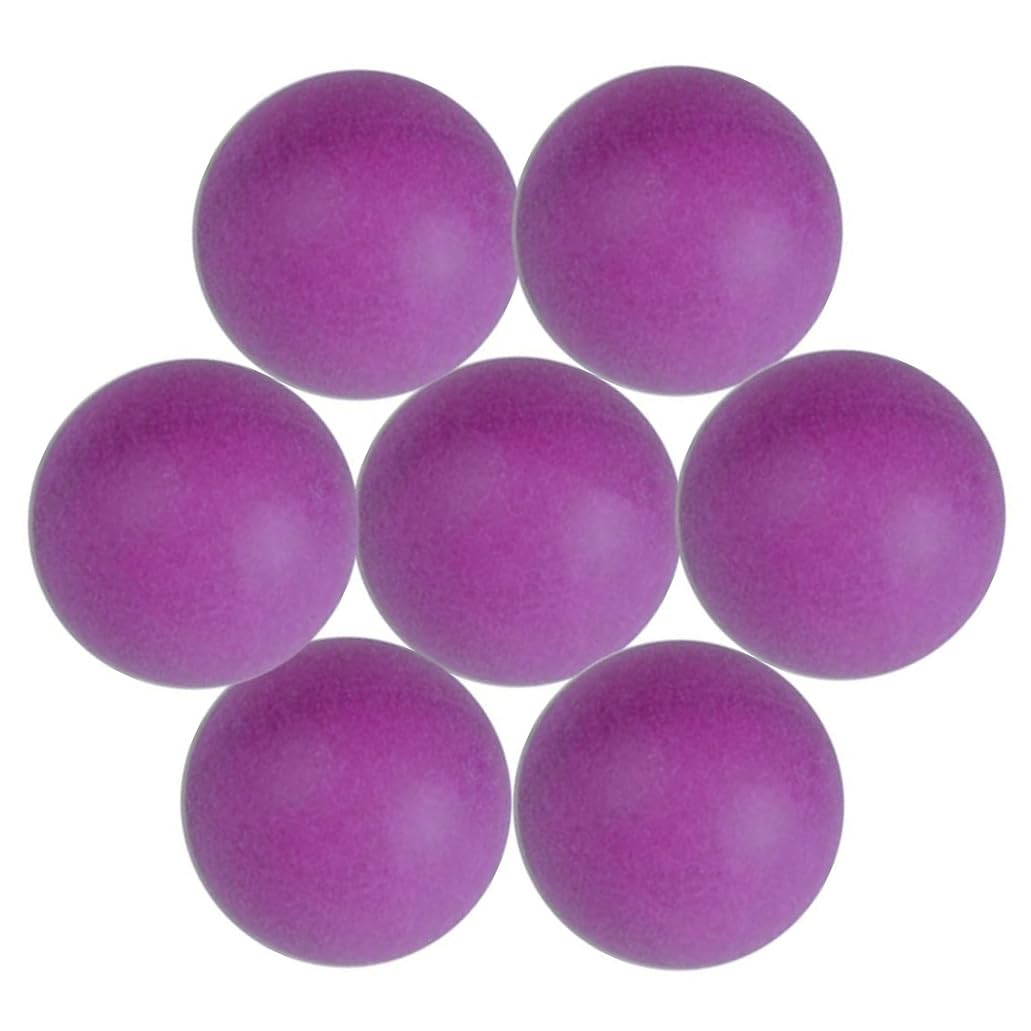 100 Solid Colour Ping Pong Balls No Logo Purple 40mm