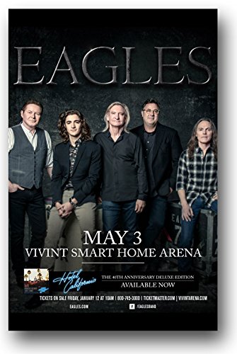 The Eagles Poster - Band 11 x 17 Hotel California 40th Anniversary Tour -Don Henly 2018